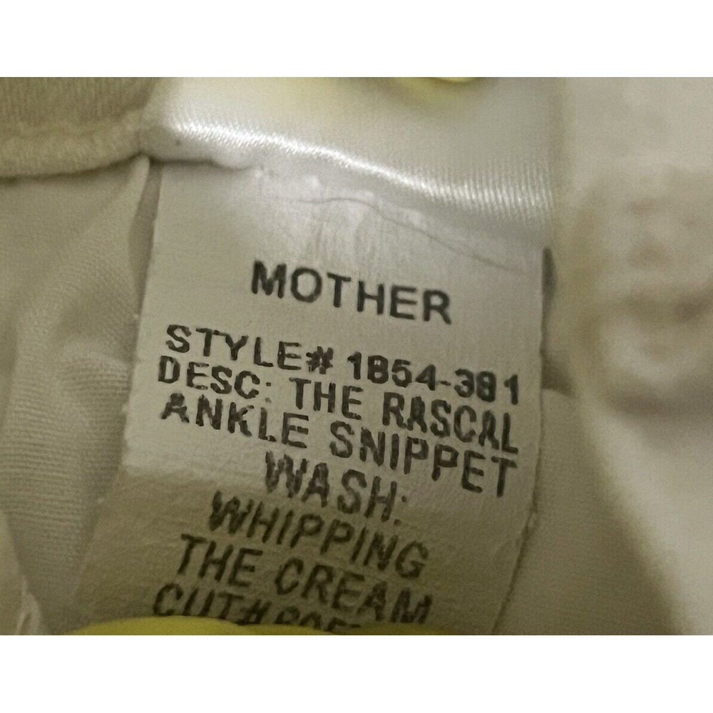 MOTHER White Ankle Crop Jeans - Picture 15 of 16